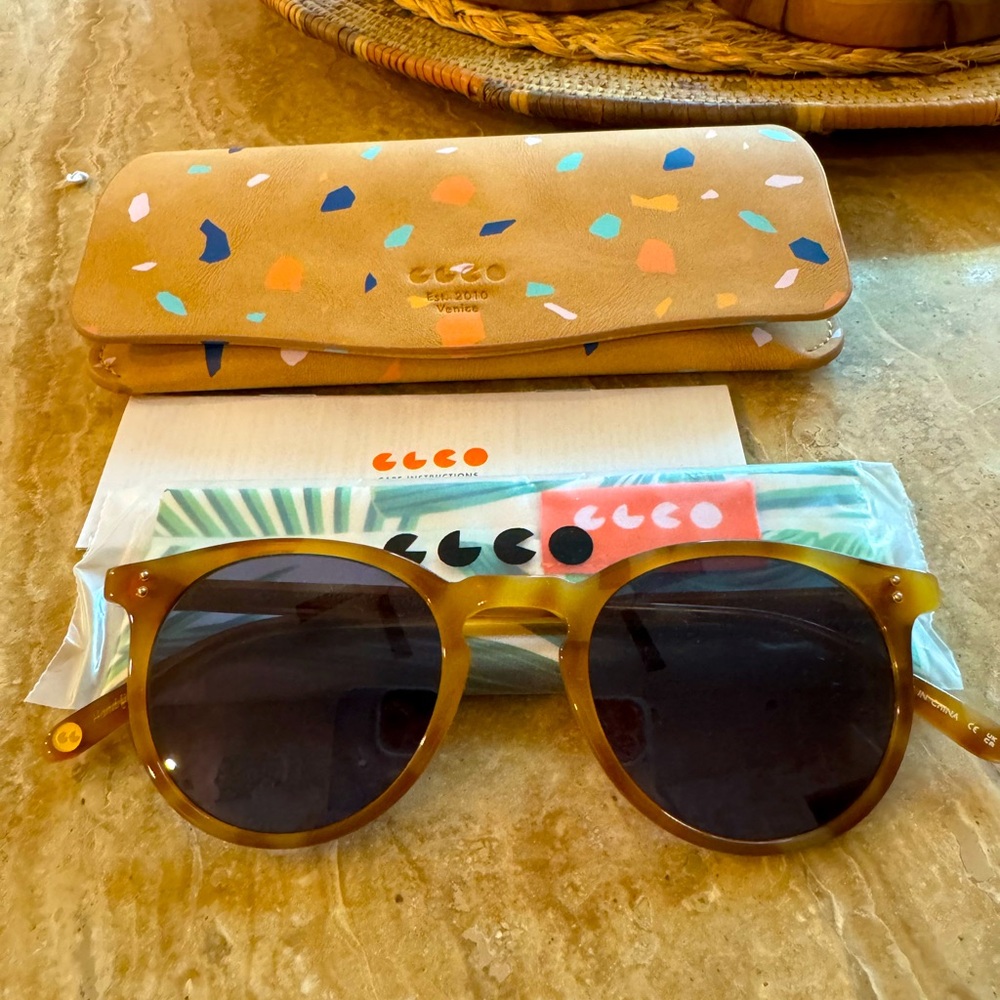 NWT Garrett Leight Co Carlton Sunglasses